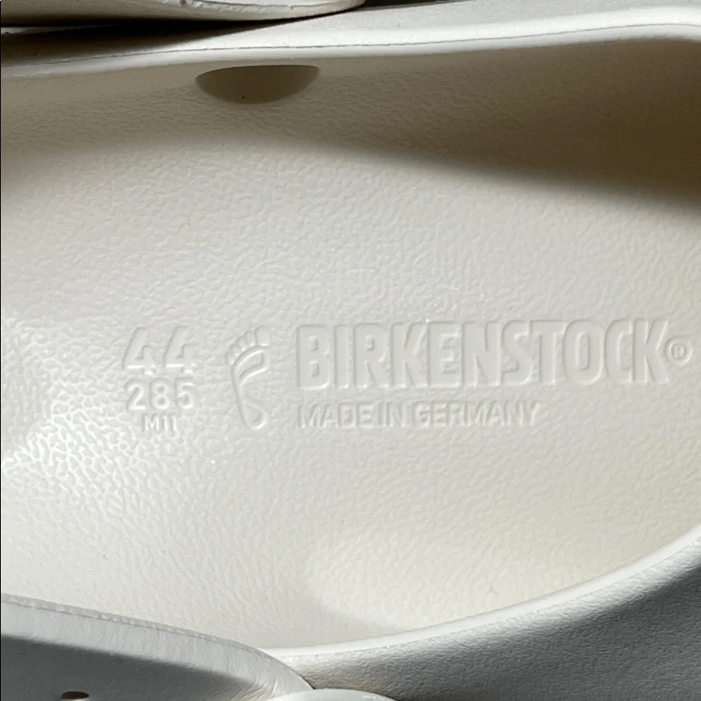 Birkenstock Birki Flow‎ EVA Clogs slip on sandals eggshell white EU 44 men’s 11